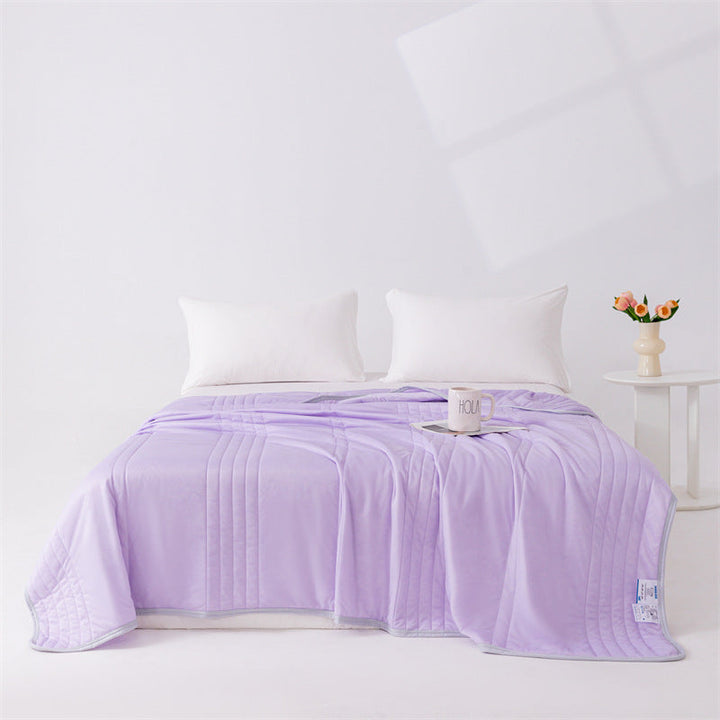 Cooling Ice Silk Summer Blanket – Lightweight, Washable, Soft Quilt for Babies & Adults | Luvikno