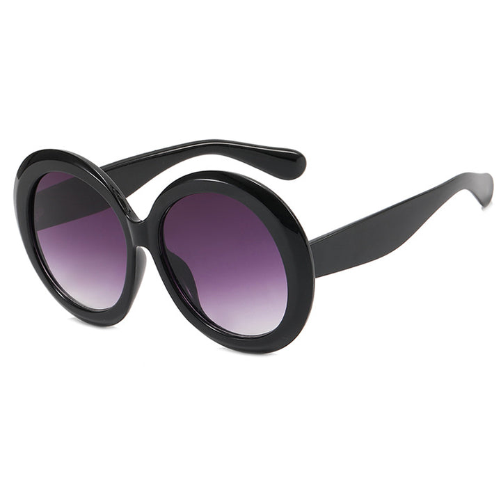 Dame moteriktig solbrille med stor ramme og UV-beskyttelse Luvikno