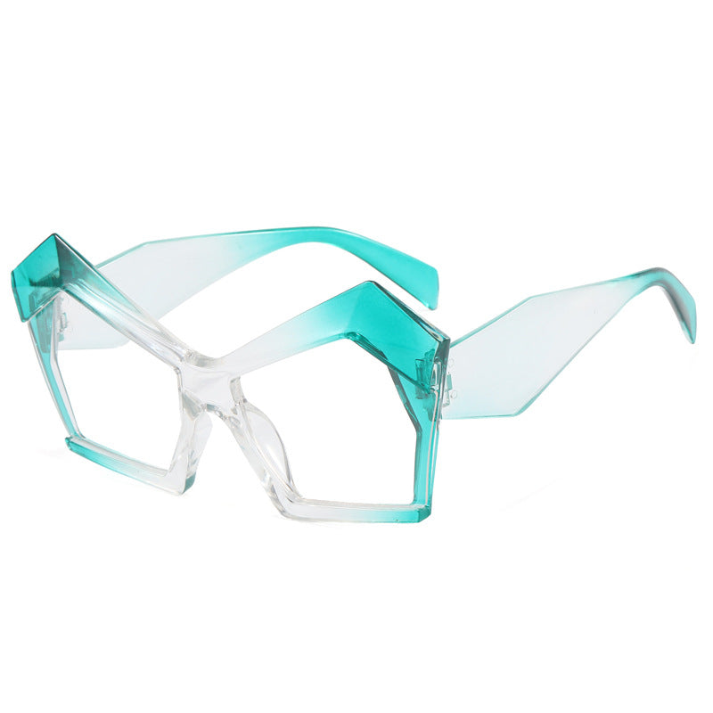 Dame geometrisk designerbrille Luvikno