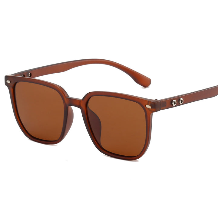 Dame moteriktig solbrille i trendy skilpaddemønster Luvikno