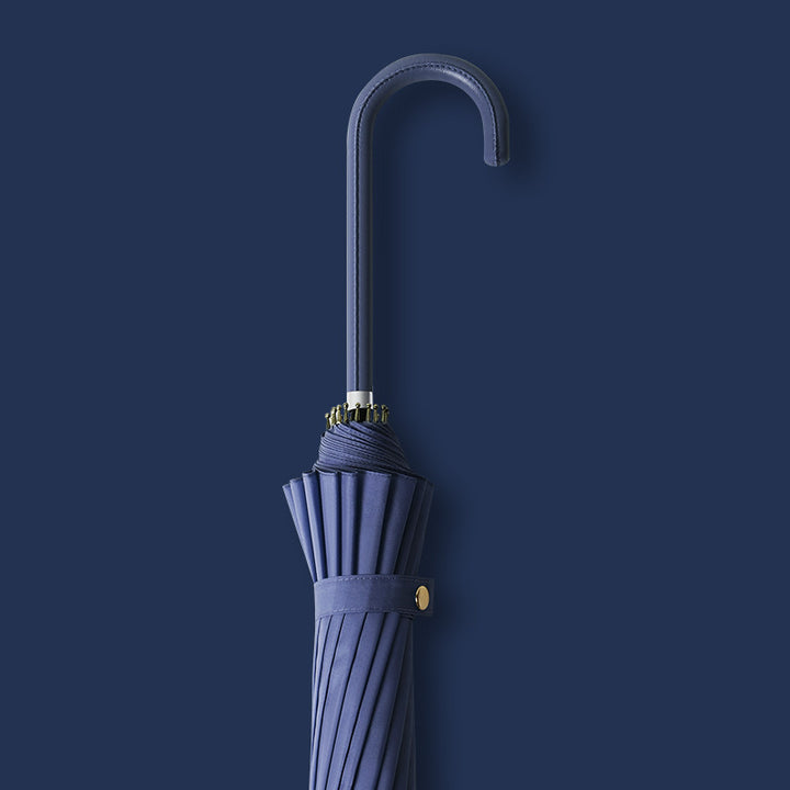Dame elegant automatisk sammenleggbare paraply med vindtett konstruksjon Luvikno