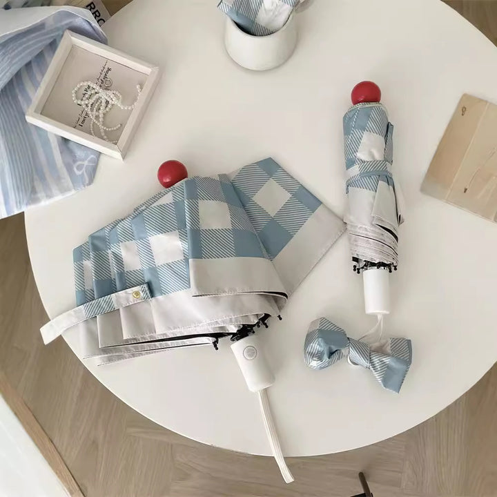 Dame sammenleggbart paraply med spesiell design Luvikno