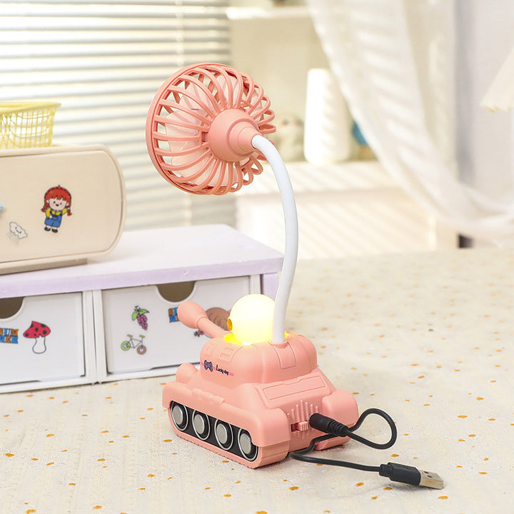 Dame Kreativ Mini-Ventilator i Panzerdesign Luvikno