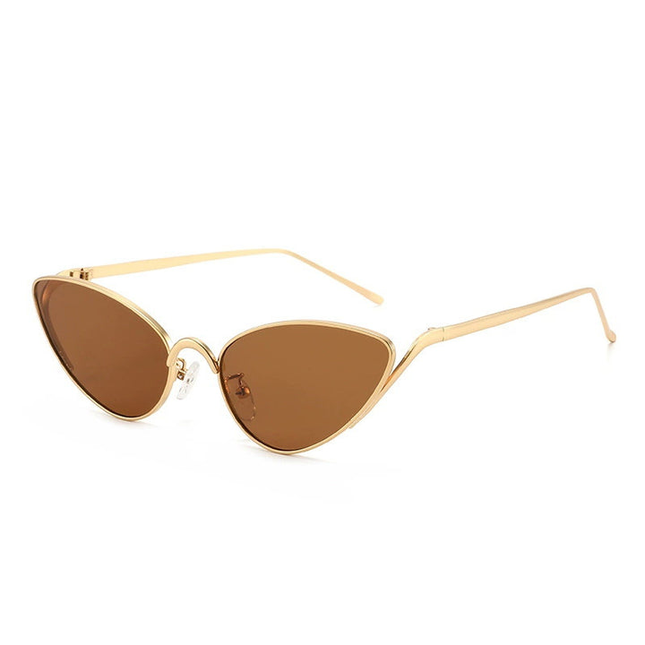Dame Cat-Eye solbriller i elegant design Luvikno