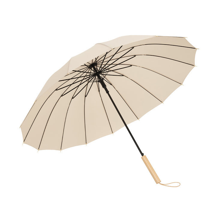 Dame Faltbar Regn paraply med elegant håndtering og unikt design Luvikno