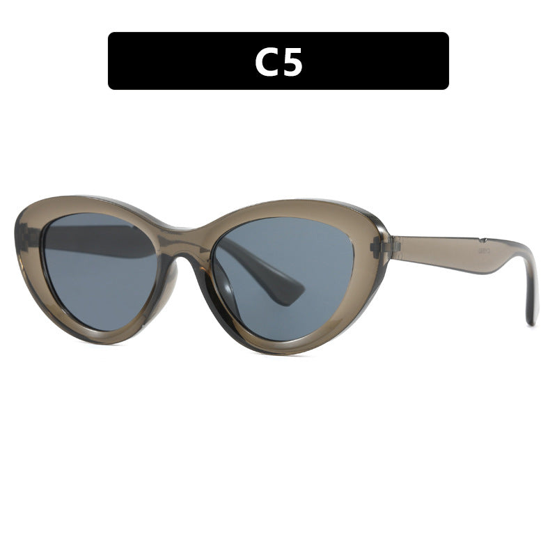 Dame Cat-Eye solbriller i unikt design Luvikno