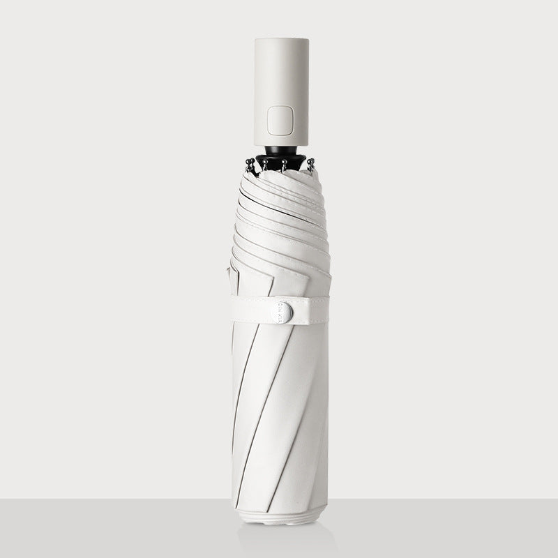 Dame Automatisk sammenleggbare paraply med ergonomisk design og vindresistent teknologi Luvikno