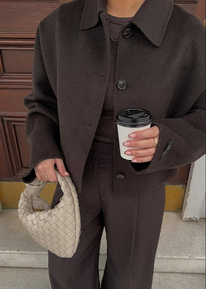 Luvik | Lyhyt villasekoite takki