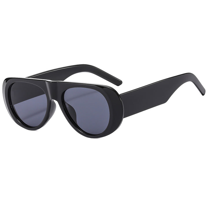 Dame eksepsjonell solbrille i trendy skilpaddesign Luvikno