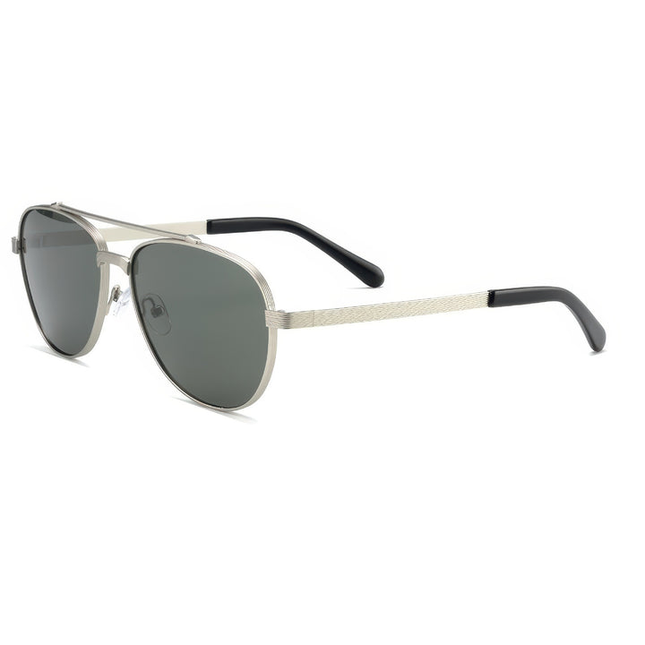 Dame solbriller i elegant aviator-design med polariserte linser Luvikno