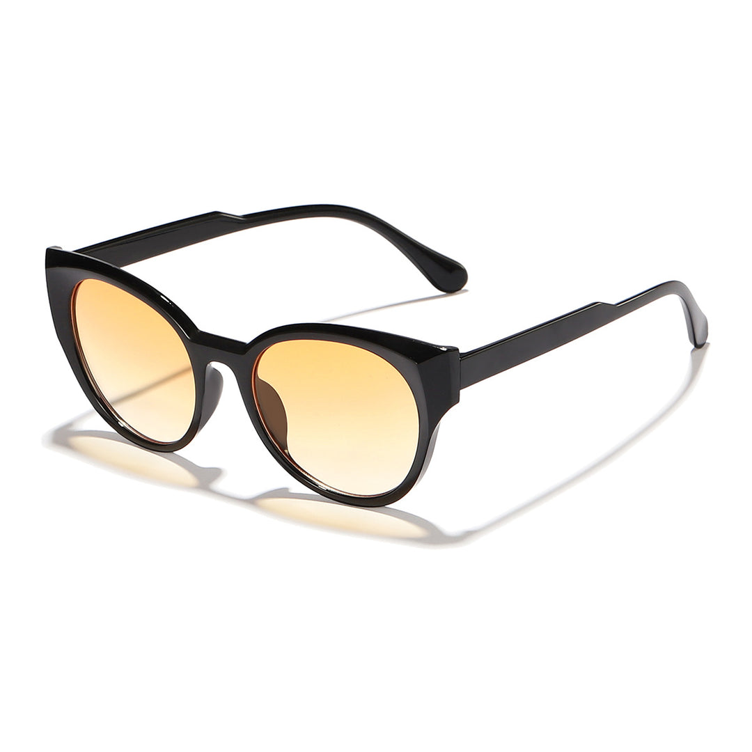 Damer stilige solbriller med elegant transparent ramme Luvikno