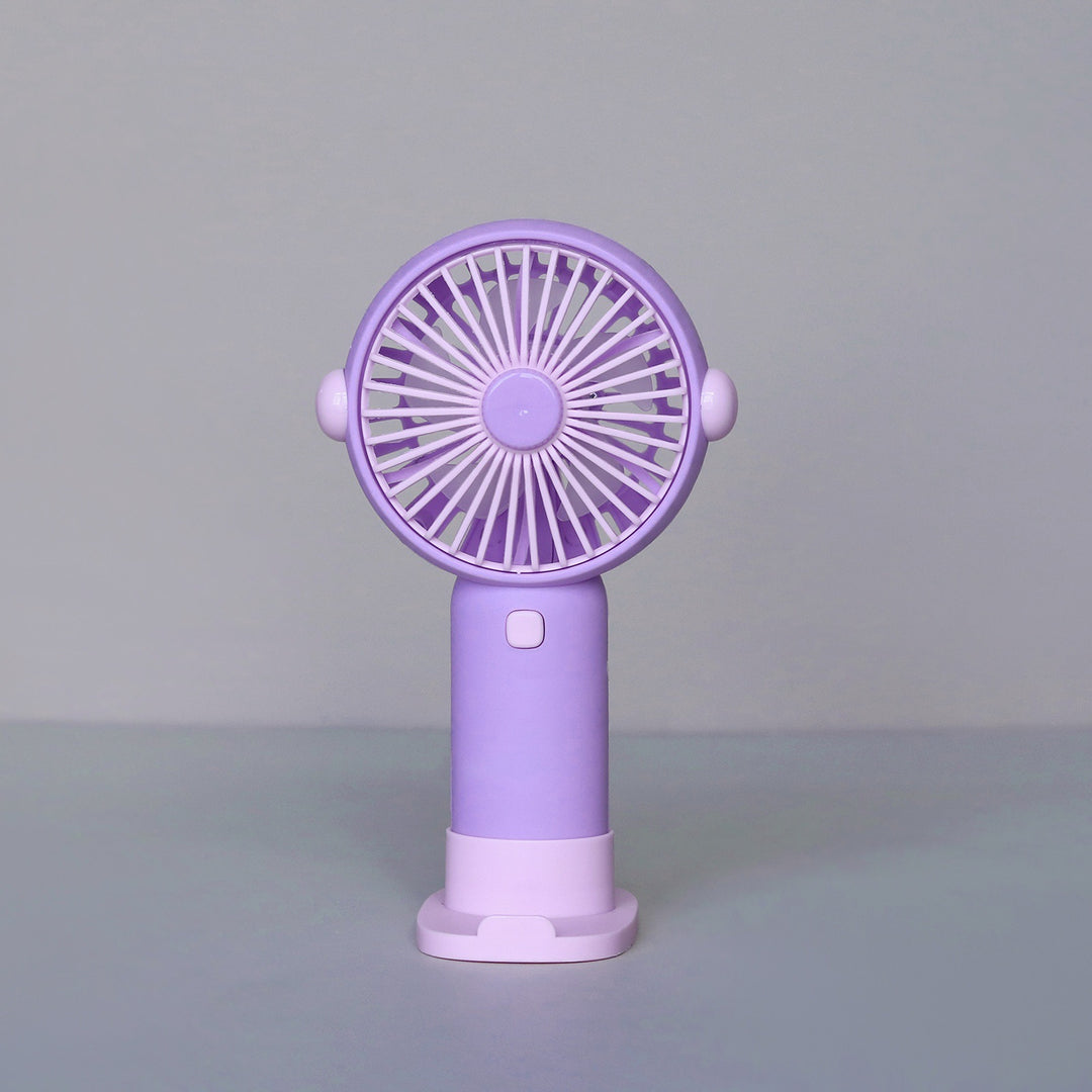 Unisex Håndholdt Vifte med ergonomisk design og praktisk ståfunksjon Luvikno