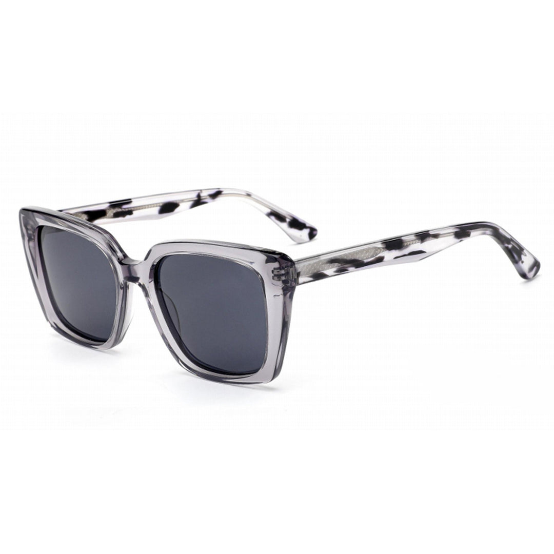 Damer oversized solbriller med matt finish og stilige detaljer Luvikno