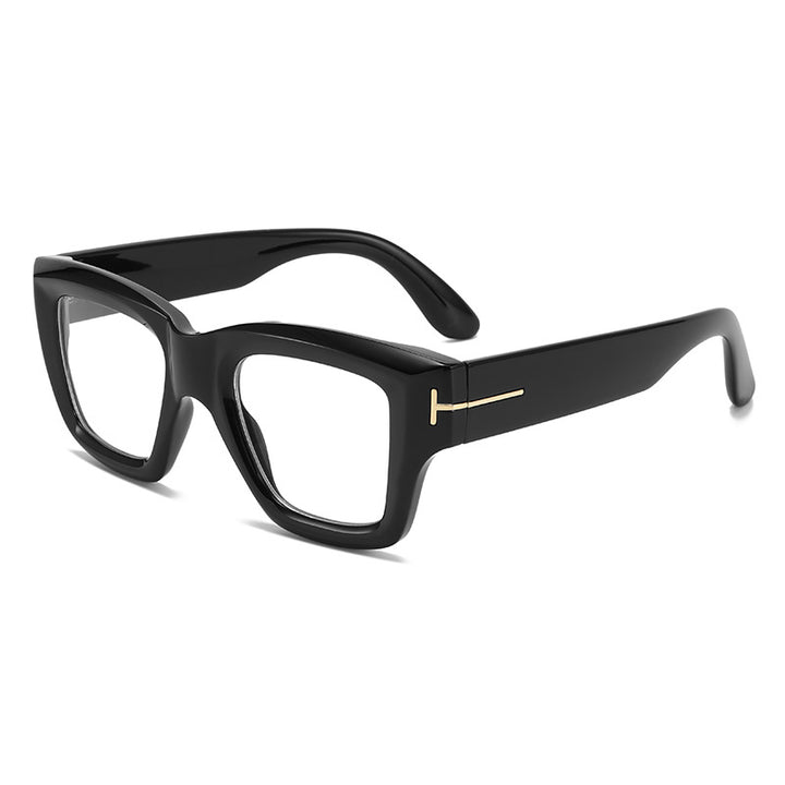 Dame moteriktig firkantet solbrille med UV-beskyttelse og elegant design Luvikno