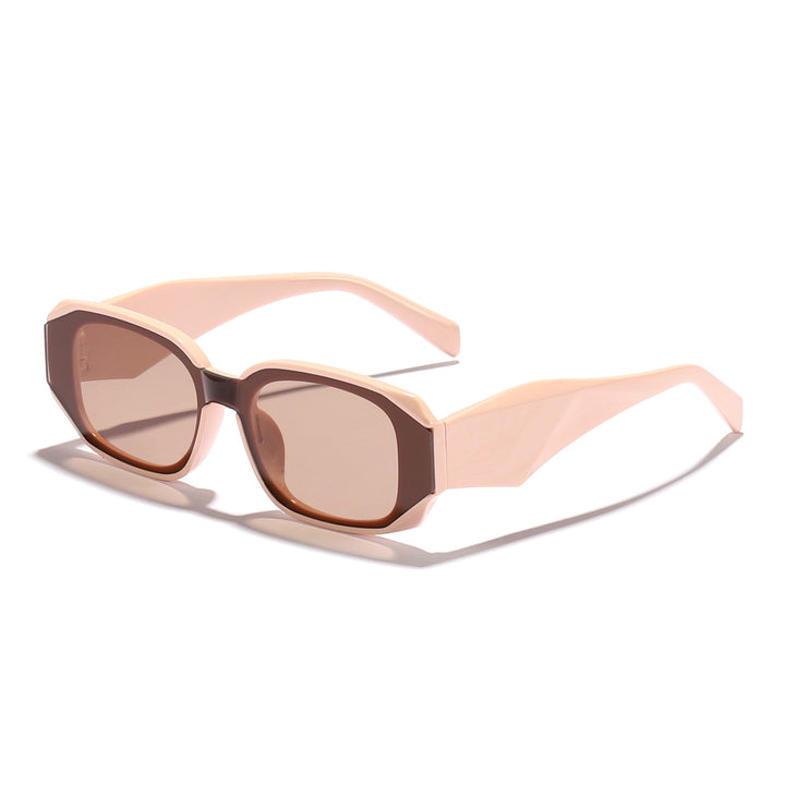 Dames moteriktig solbrille i kantet design med UV-beskyttelse Luvikno