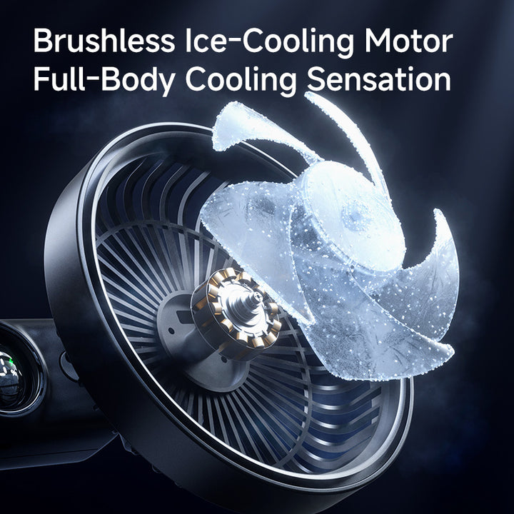 Unisex Dual-Head Rotating Clip-On Fan Luvikno