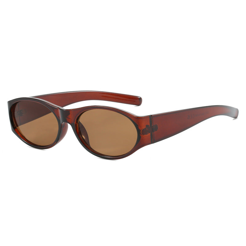 Dame motesolbrille med elegant, oval design og UV-beskyttelse Luvikno