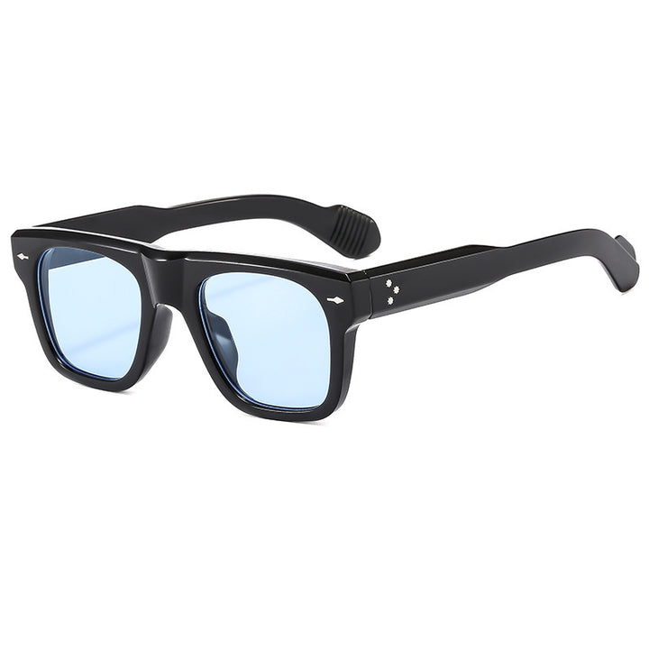 Dame solbrille i urbant stil med gule glass Luvikno