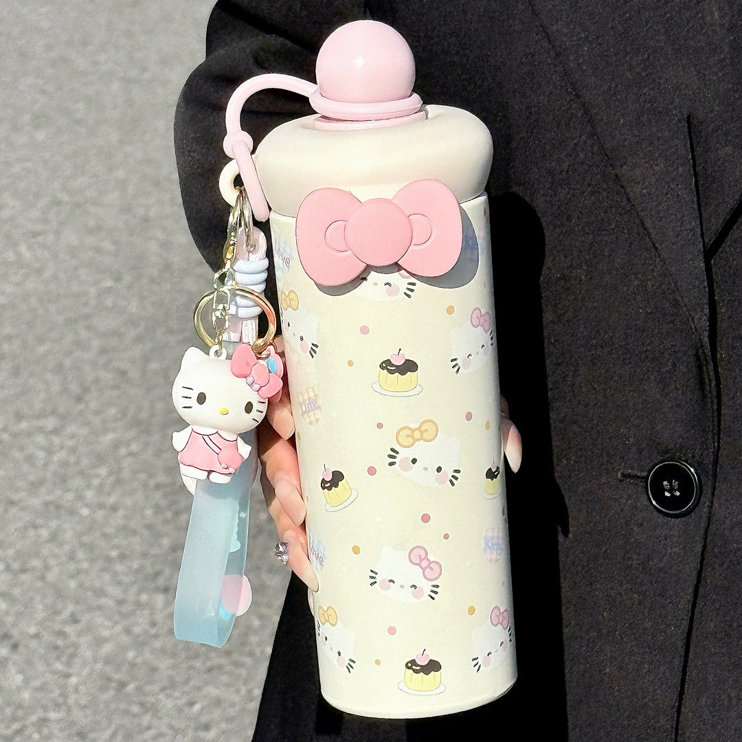 Damer stilige vannflaske med praktisk bærehåndtak Luvikno