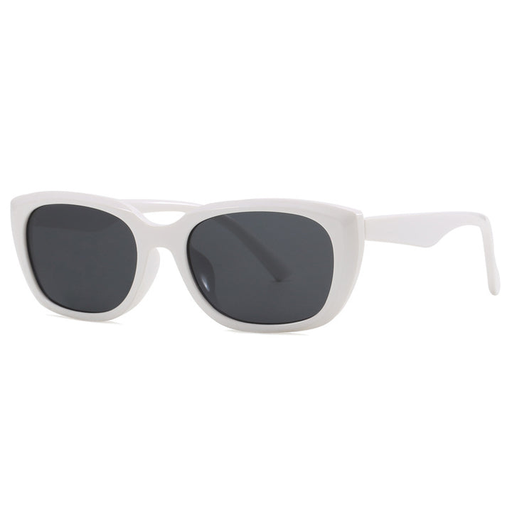 Dame trendy cat-eye solbriller i minimalistisk design Luvikno