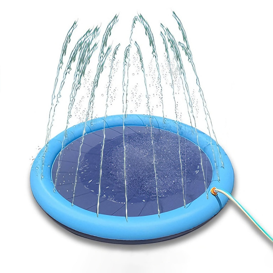Hund Splash Pool med integrert sprinkleranlegg Luvikno