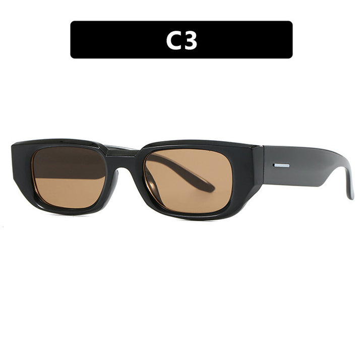 Dame trendy solbriller med innovativ, transparent ramme og polarisert glass Luvikno