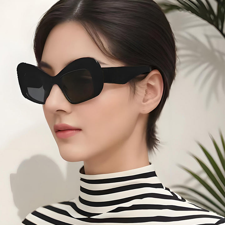 Dame Motek solbrille i vintage-stil Luvikno