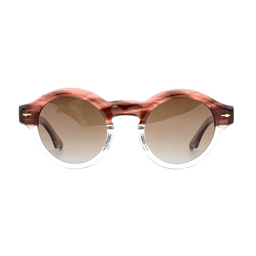 Dame solbrille i elegant retro-design med robust ramme Luvikno