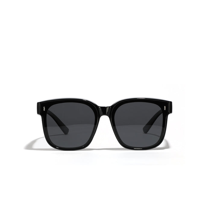 Damer firkantet solbrille med moderne, høyglanset ramme og UV-beskyttelse Luvikno