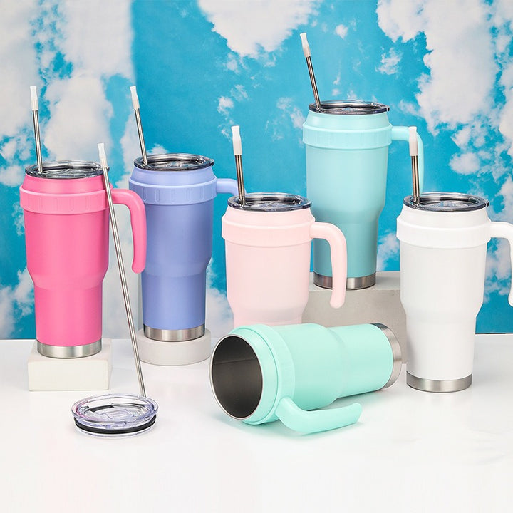 Kvinne Isolert Kaffe-Kopp med Ergonomisk Håndtak Luvikno