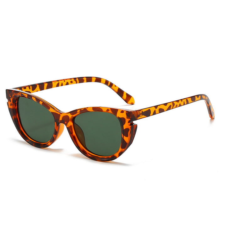 Dame Cat-Eye solbriller med trendy design Luvikno