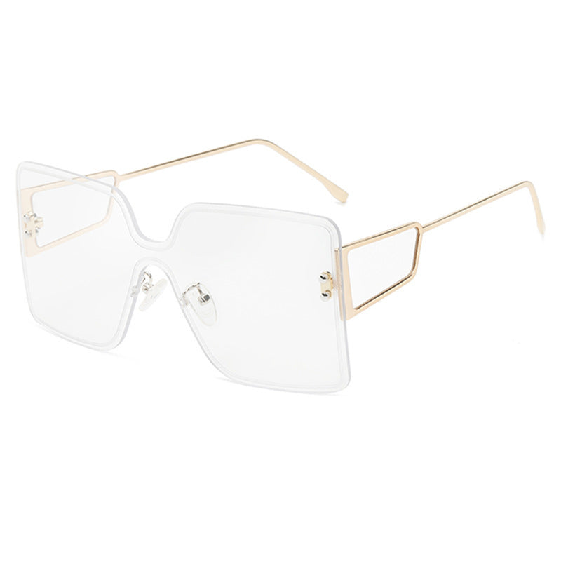 Dame oversized Geometrisk Solbrille Luvikno