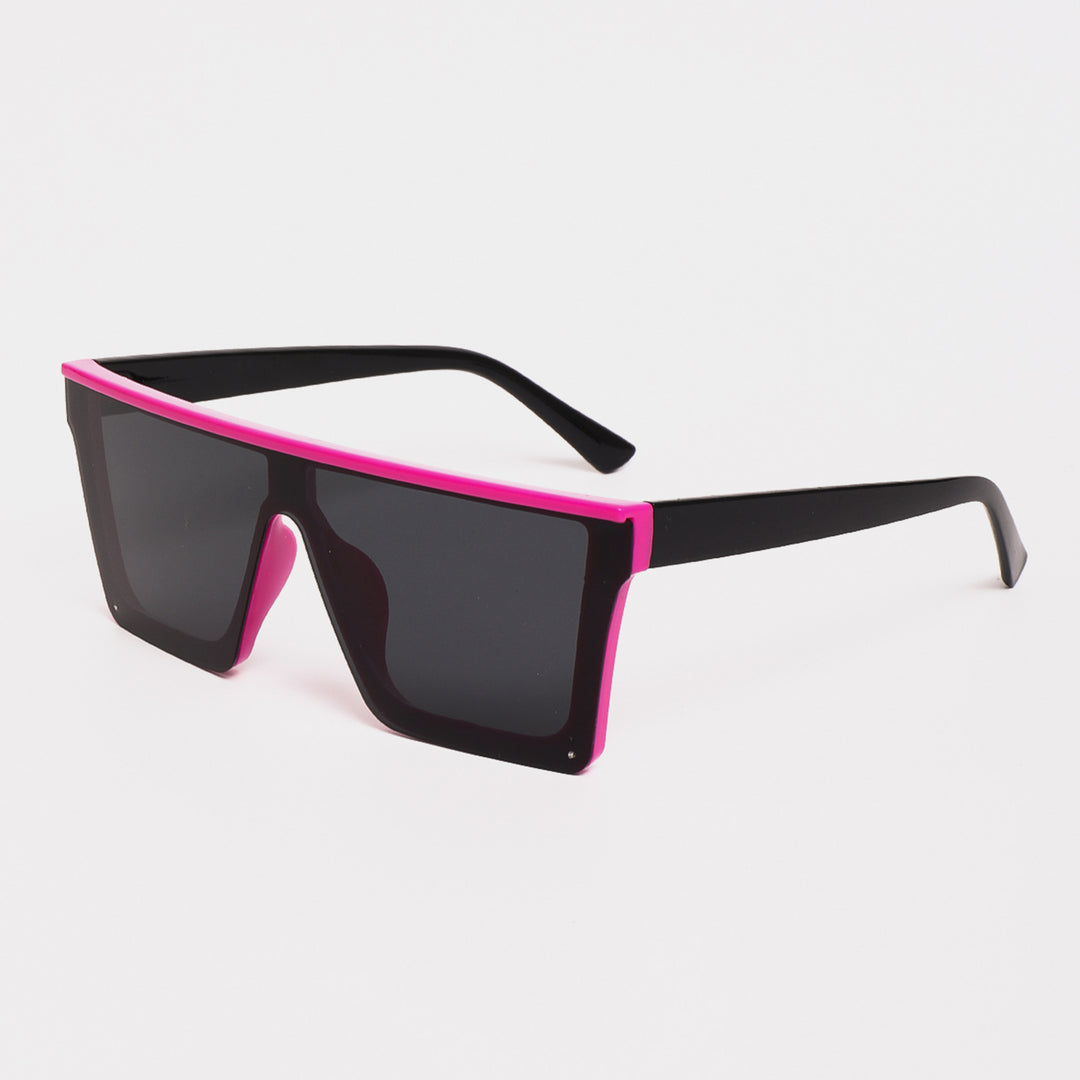 Dame oversized solbriller i futuristisk design Luvikno