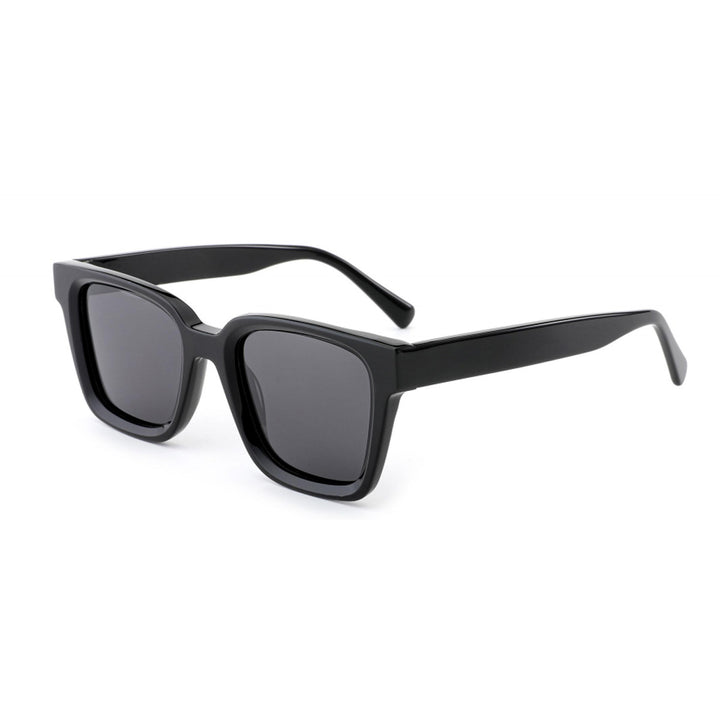 Dame moteriktig solbrille i kvadratisk design med polariserte linser Luvikno