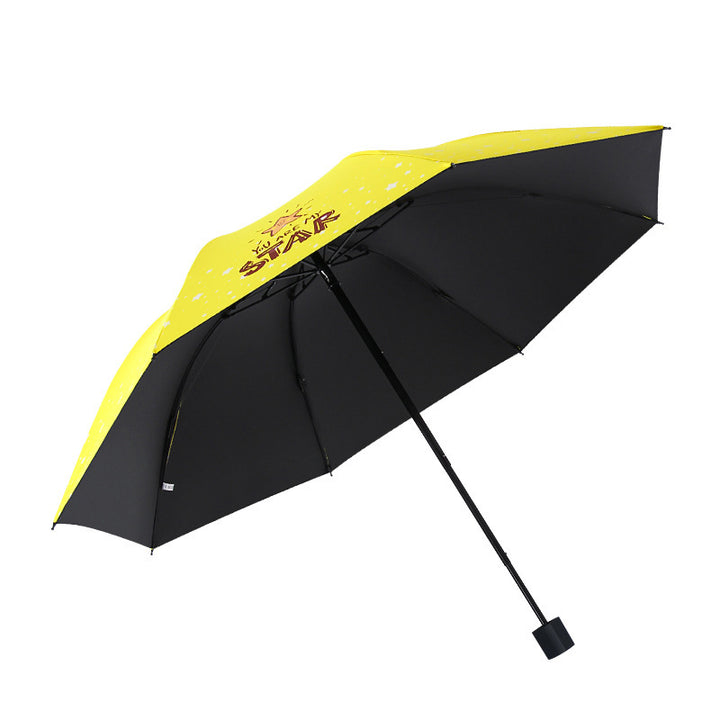 Kvinne Falt Umbrella med Dyremønster Luvikno