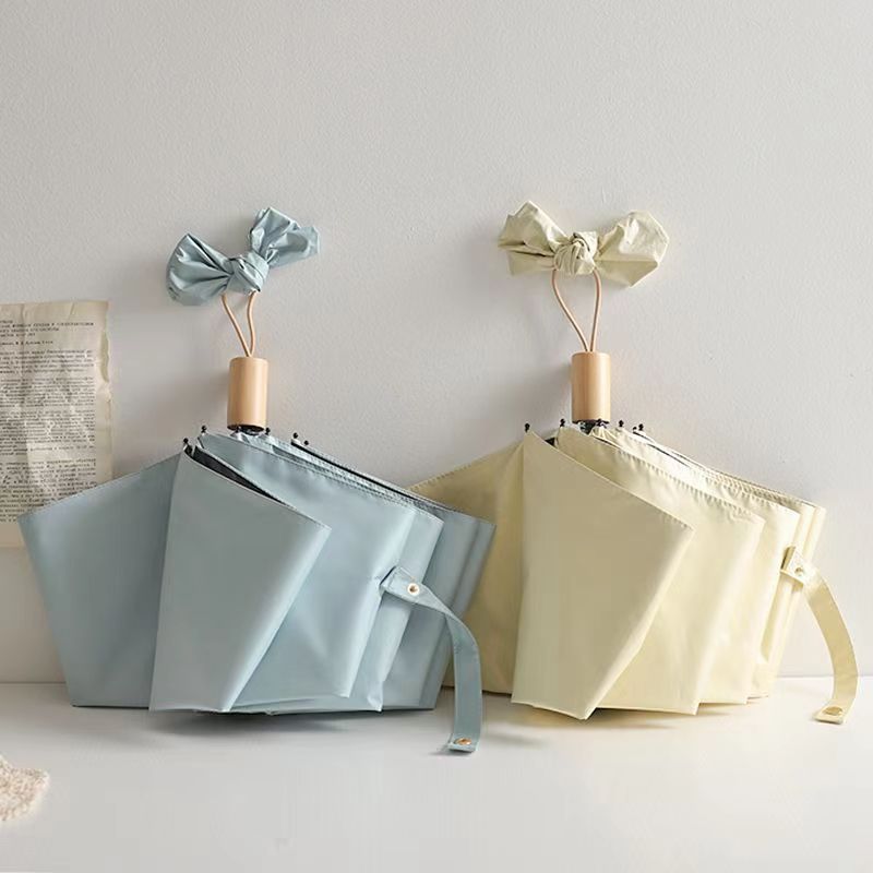 Dame elegant klappparaply med innovativ design Luvikno