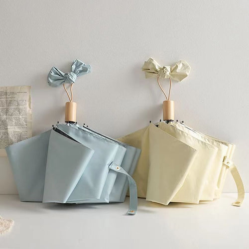 Dame elegant klappparaply med innovativ design Luvikno
