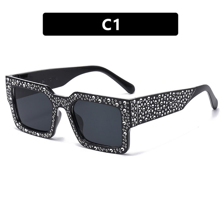 Dame ekstravagant solbrille med glitrende aksent Luvikno