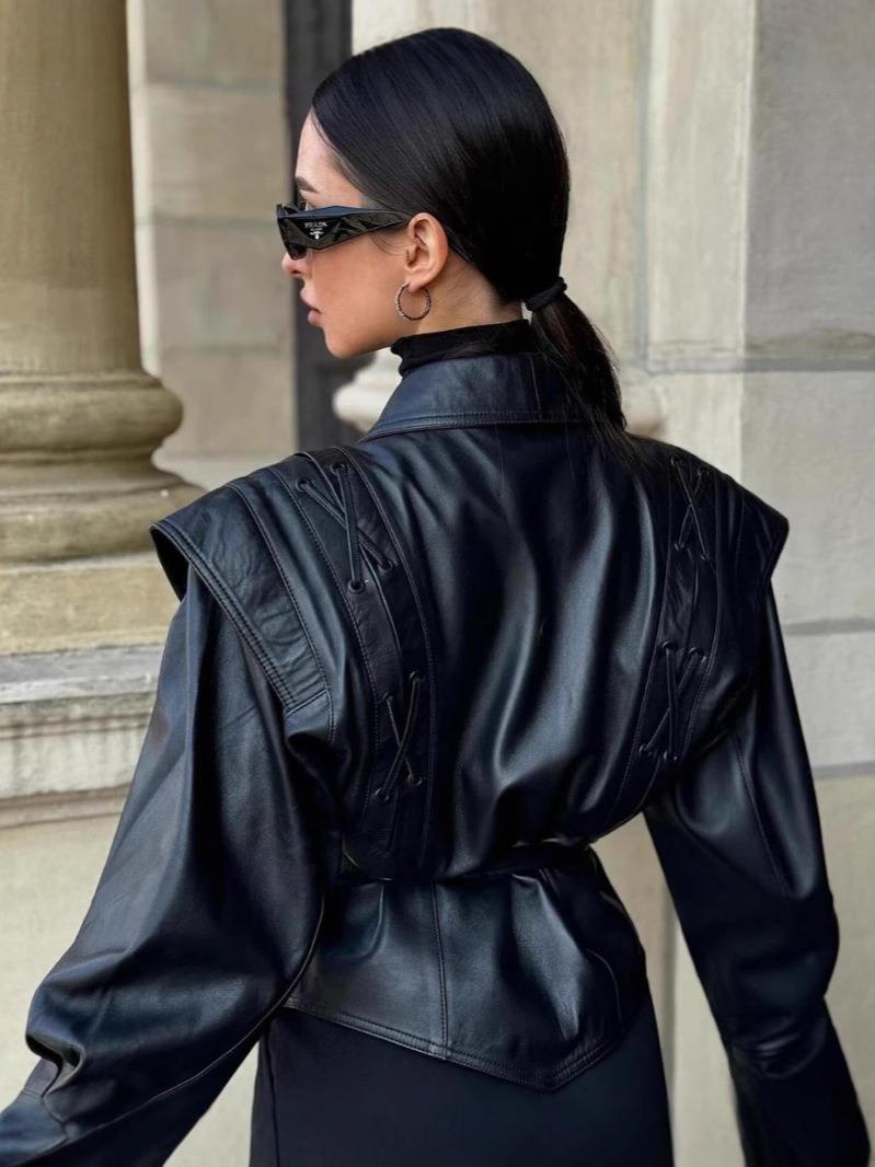 Luvik | Nauhakuosi Keinonahka Blazer