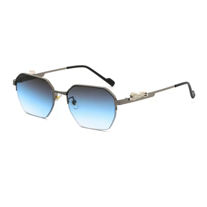 Dame elegant solbrille i moderne oktagon-design Luvikno