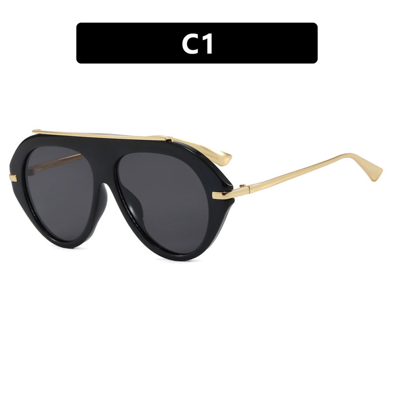 Dame solbrille i elegant heksagon-design Luvikno