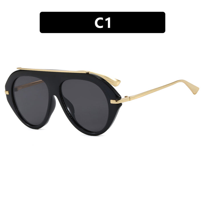 Dame solbrille i elegant heksagon-design Luvikno