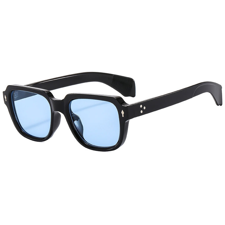 Dame Designer-solbrille i moderne firkantet stil Luvikno