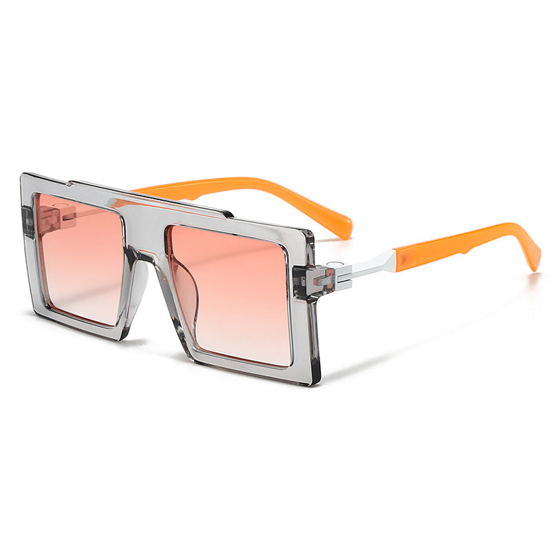 Dame moteriktig solbrille med rektangulær ramme Luvikno