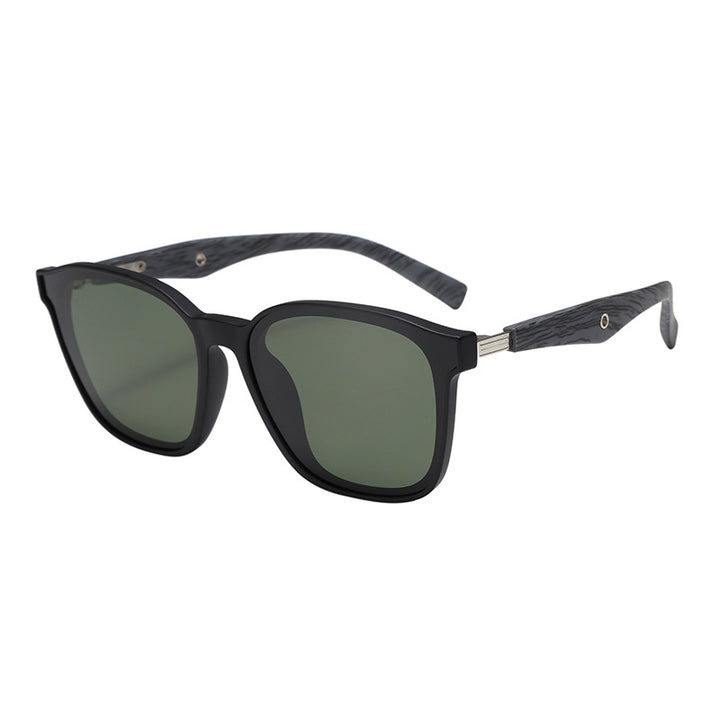 Dame stilige oversized solbriller med treakenter Luvikno