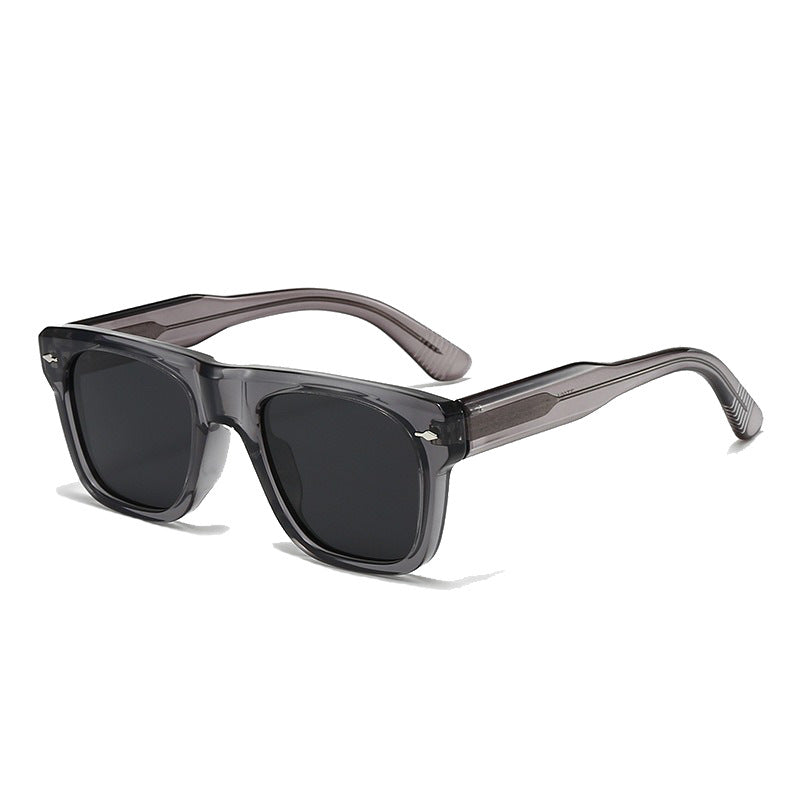 Dame Motefull solbrille i moderne kvadratisk design Luvikno