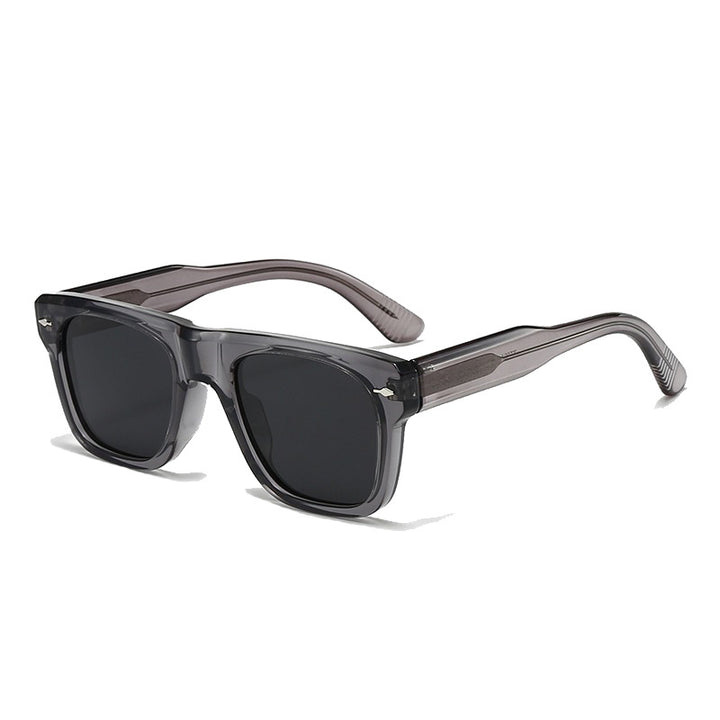 Dame Motefull solbrille i moderne kvadratisk design Luvikno