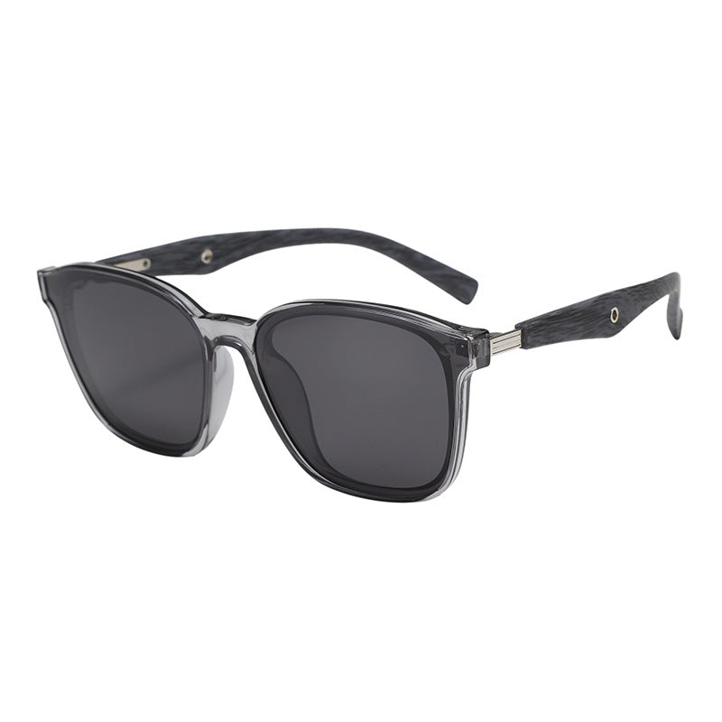 Dame stilige oversized solbriller med treakenter Luvikno