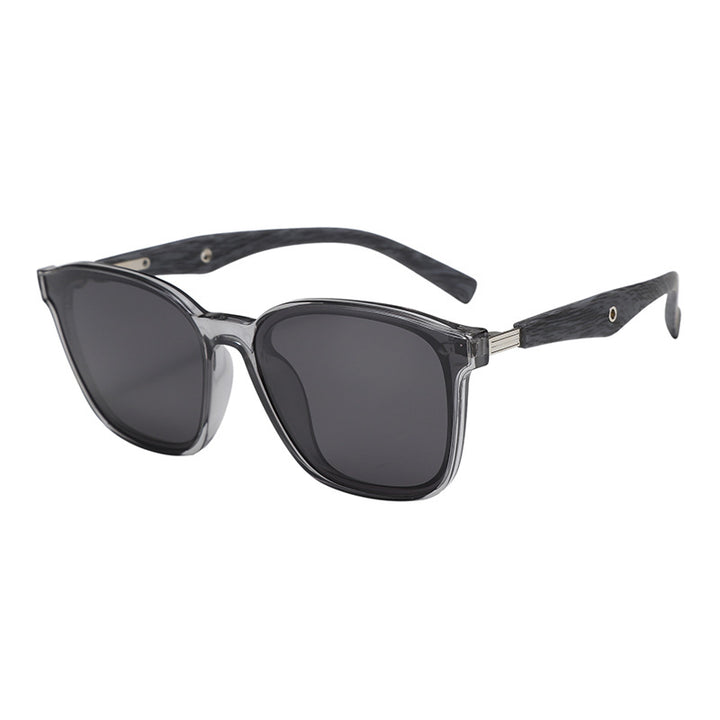 Dame stilige oversized solbriller med treakenter Luvikno