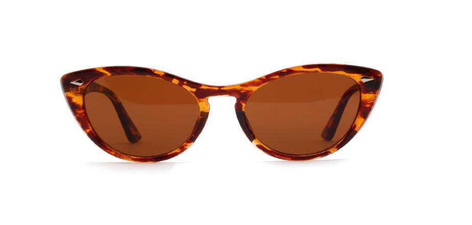 Dame Cat-Eye solbriller med moderne design og UV-beskyttelse Luvikno
